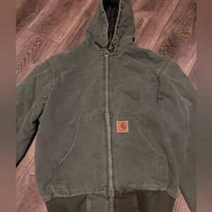 Vintage green Carhartt coat size M